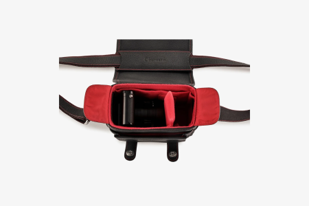 Сумка Oberwerth Q-Bag, черная, красная строчка img 1