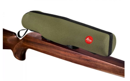 Neopren Riflescope Cover XXL, green (fits for Leica PRS without putting sun shade hood on) img 0