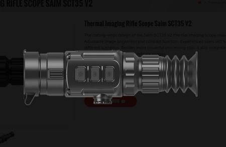 Infiray, SCT35 V2 384X288 50HZ 35MM 2.85 -11.4X 1818M thermal scope img 7