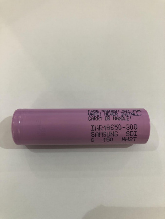 Samsung аккумуляторная батарея 18650 3,7V, 3000mAh img 0