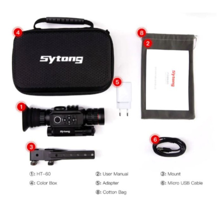 Sytong HT-60 6.5-13X 200M night vision riflscope img 2