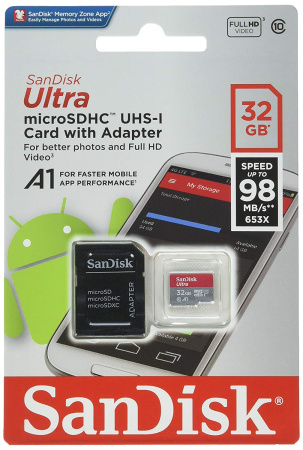 Sandisk Ultra 32 GB microSDHC UHS I karte img 0