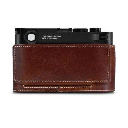 Camera Protector Leica M10, vintage braun leather img 3