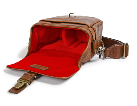 Soma ONA Bag, The Bond Street for Leica, leather, antique cognac img 1