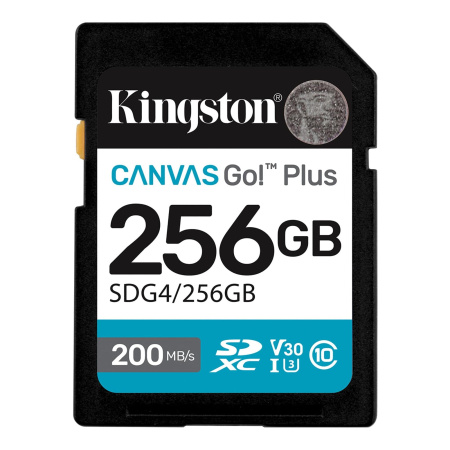 KINGSTON 256GB SDXC Canvas Go Plus Gen4 img 0