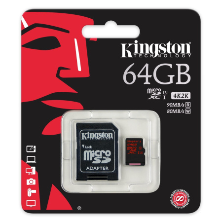 Kingston karte 64 GB microSDXC UHS-I speed clas img 0