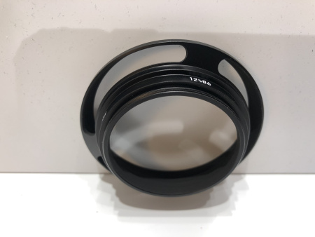 Lens Hood, ventilated, round, M 35 f/1.4 (11300, 11301), Aluminium, black, anodized img 1