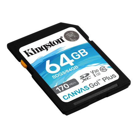 Kingston 64GB SDXC Canvas Go Plus 170R img 1