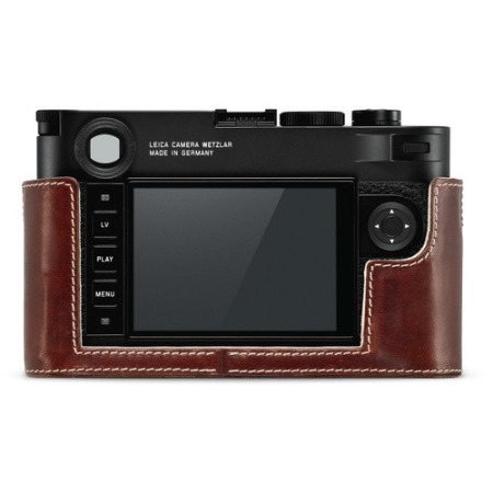 Camera Protector Leica M10, vintage braun leather img 2
