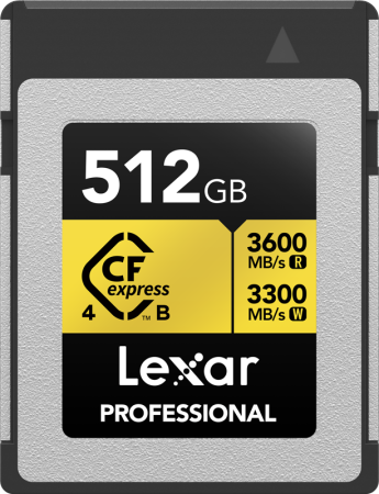 Lexar CFexpress 4.0 Pro Gold R3600/W3300 512GB img 0