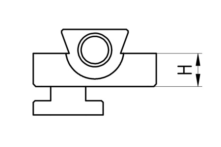 Rusan Задняя опора для pivot mount, H10.0 img 1