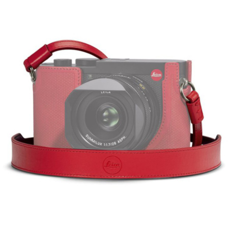 Carring Strap Q2, leather, red img 0