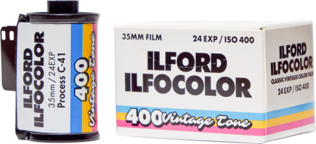 Ilford ILFOCOLOR 400 Vintage Tone 35мм, 24 кадра, фотоплёнка img 0