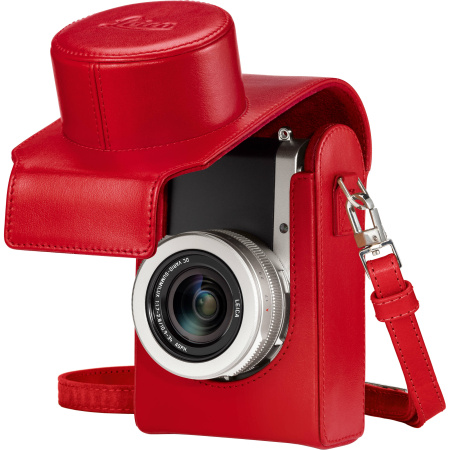 Case D-Lux 7, leather, red img 1