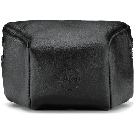 Leather pouch M10, black, long img 0