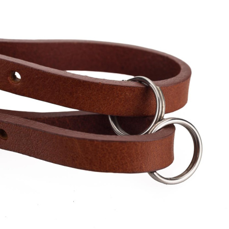 Leica Q-P carrying strap, leather, brown img 2