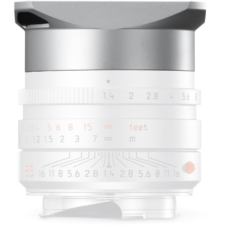 Lens hood for M 35mm f1.4 ASPH.(11675), silver img 1