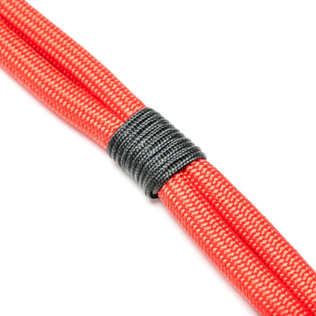 Dubultā virves siksna, sarkana, radīta ar COOPH, 126cm. SO img 1