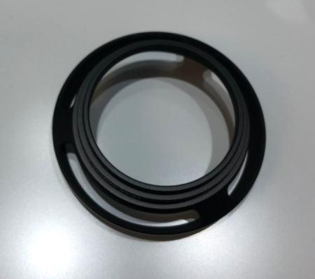 Lens Hood, ventilated, round, M 35 f/1.4 (11300, 11301), Aluminium, black, anodized img 2