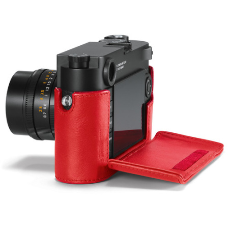 Camera Protector Leica M10, red leather img 1