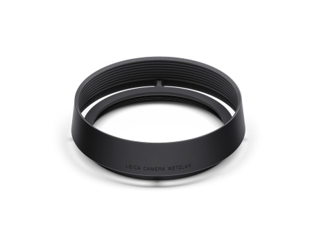 Бленда для камер серии Leica Q, круглая, черная, анодированный алюминий img 0
