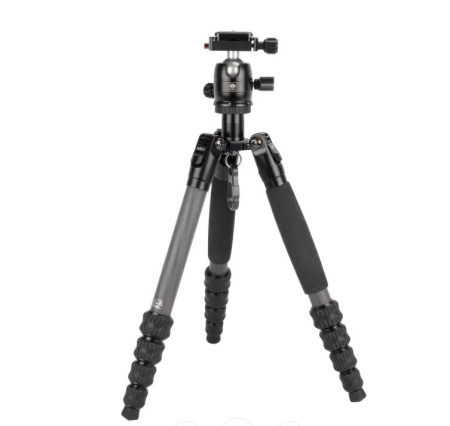 SIRUI Traveler 5CX Carbon Fiber Travel Tripod with ball head img 0