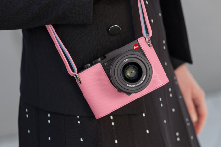 Aizsargs Leica Q 2, roza āda img 1