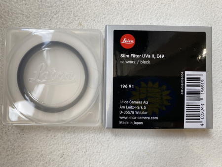 Тонкий фильтр Slim Filter UVa II, E49, черный img 1