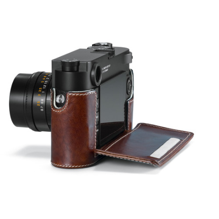 Camera Protector Leica M10, vintage braun leather img 1
